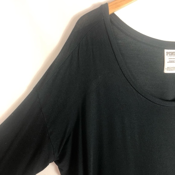 PINK by Victoria Secret Sleepwear Top | Black | Size Large - Picture 5 of 7